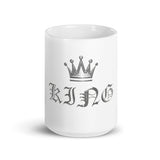 King (Silver) glossy mug