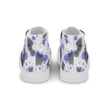 Paint Splatter Women’s high top canvas shoes